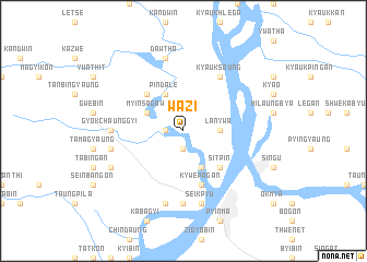 map of Wazi