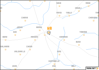map of Wa