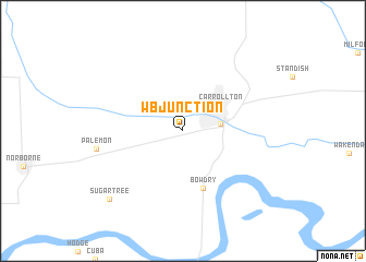 map of W B Junction