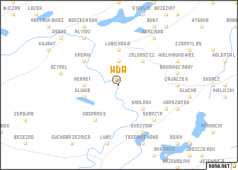 map of Wda