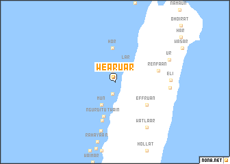 map of Wearuar