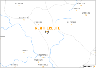 map of Weathercote