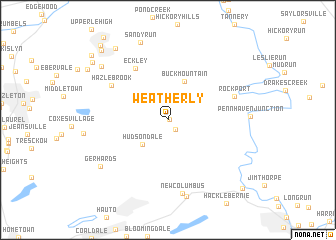 map of Weatherly