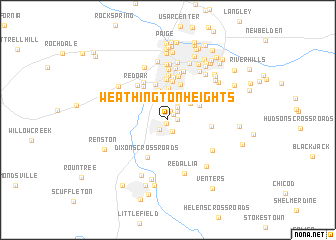 map of Weathington Heights