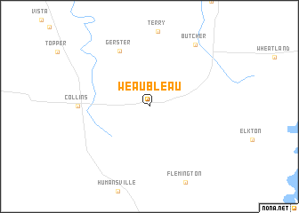 map of Weaubleau