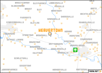 map of Weavertown