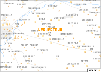map of Weavertown
