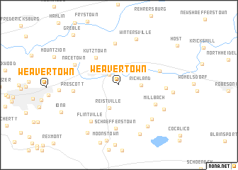 map of Weavertown