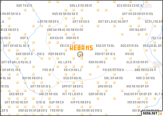 map of Webams