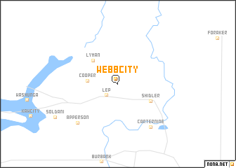 map of Webb City