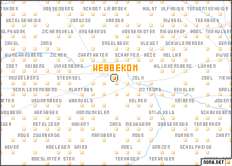 map of Webbekom