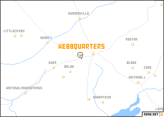 map of Webb Quarters