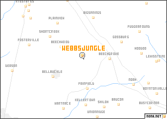 map of Webbs Jungle