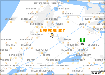 map of Weberbuurt