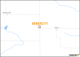 map of Weber City