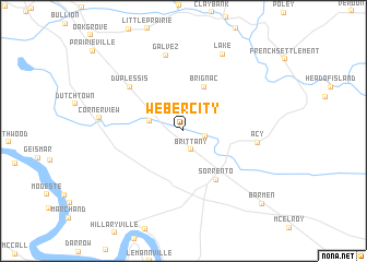 map of Weber City