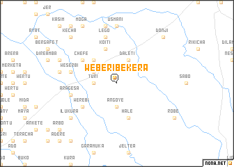 map of Weberī Bekera