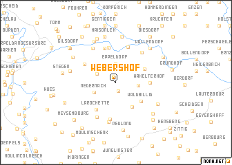 map of Webershof