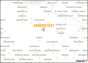 map of Weberstedt