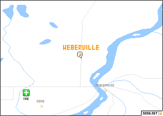 map of Weberville