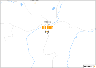 Weber (United States - USA) map - nona.net