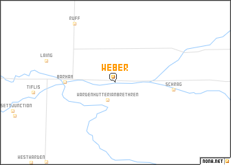 map of Weber