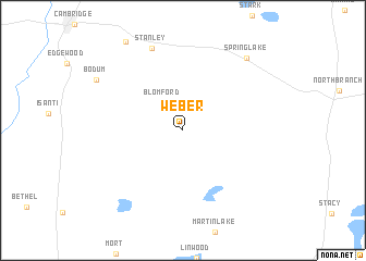 map of Weber