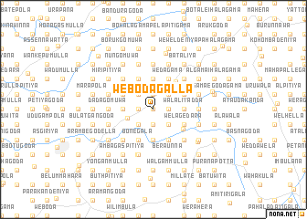 map of Webodagalla