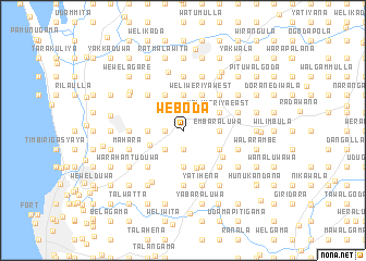 map of Weboda