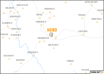 map of Webo