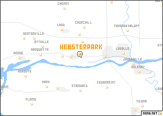 map of Webster Park