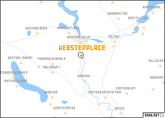 map of Webster Place