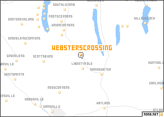 map of Websters Crossing