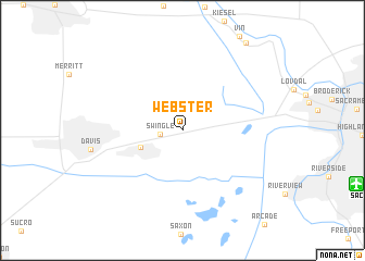 map of Webster