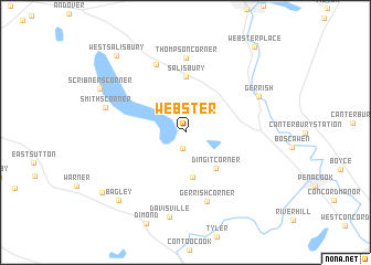 map of Webster