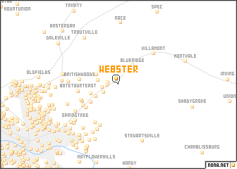 map of Webster