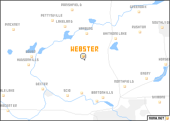 map of Webster