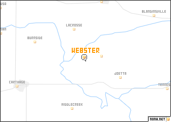 map of Webster