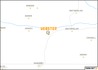 map of Webster