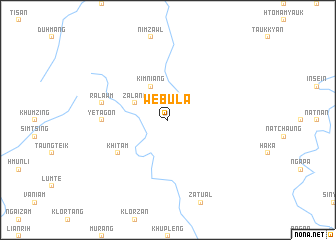 map of Webula