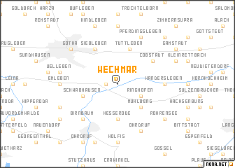 map of Wechmar
