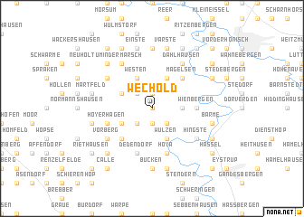 map of Wechold