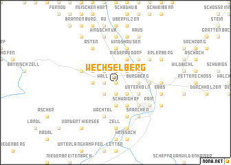 map of Wechselberg