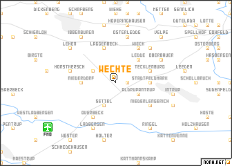 map of Wechte