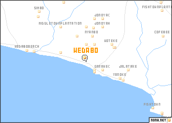 map of Wedabo