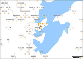 map of Wedala