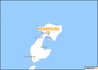 map of Wedangkau