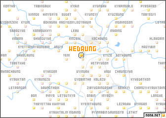 map of Wedaung