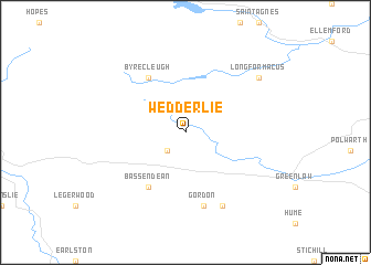 map of Wedderlie