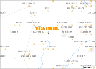 map of Weddersehl